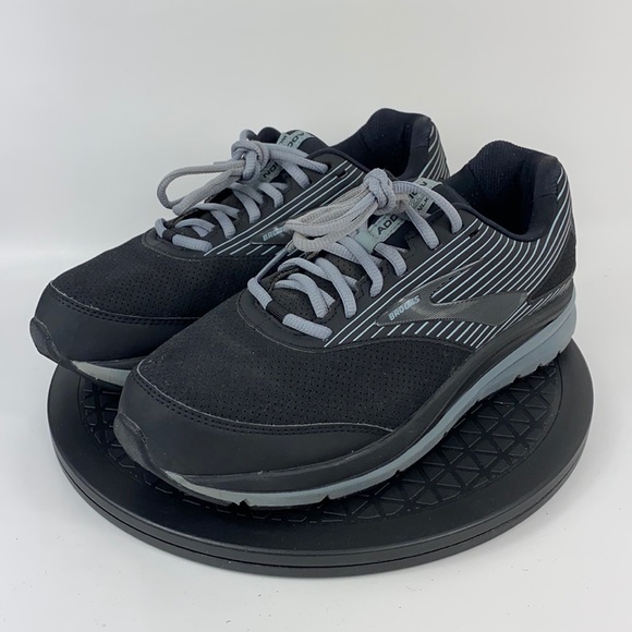 Brooks Addiction Walker Suede Grey/Black 1103192E083 Men's Size 2E